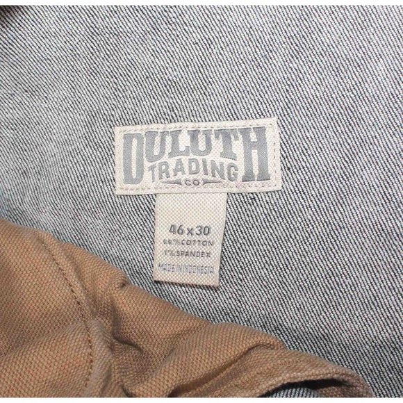 Duluth Trading Flex Ballroom Black Cotton Spandex Relaxed Fit Jeans Mens 46 x 30 - Picture 7 of 7